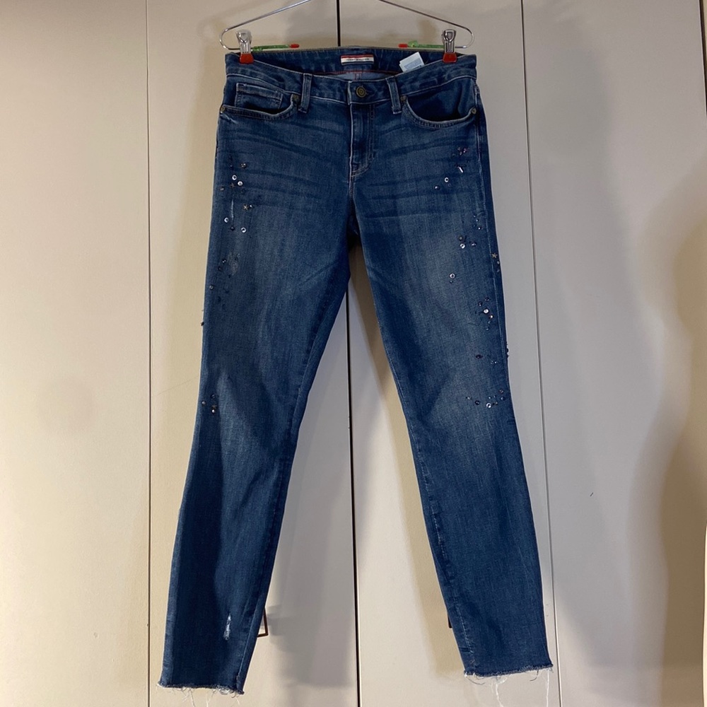 Tommy‎ Hilfiger Beaded Skinny Jean